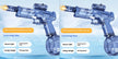 Hot blue 2pcs